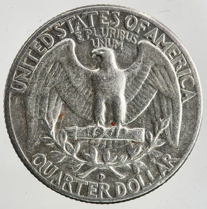 1963-D US USA Quarter Dollar Silver Coin | Fine Collectable Grade