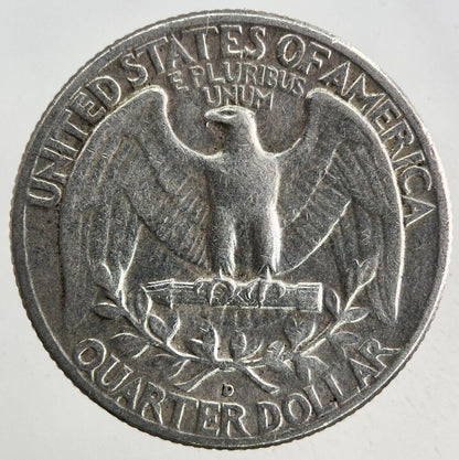 1963-D US USA Quarter Dollar Silver Coin | Fine Collectable Grade