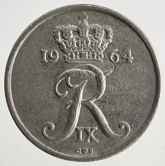 1964 Denmark 10 Ore Coin | Fine Collectable Grade