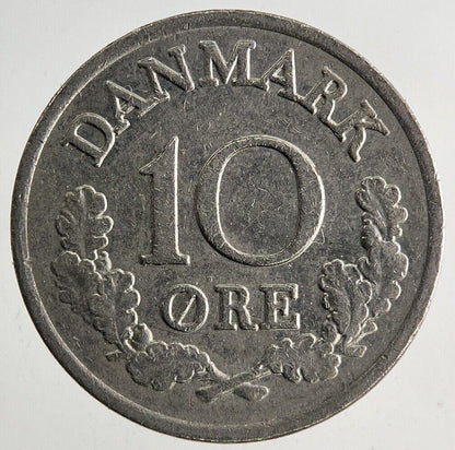 1964 Denmark 10 Ore Coin | Fine Collectable Grade