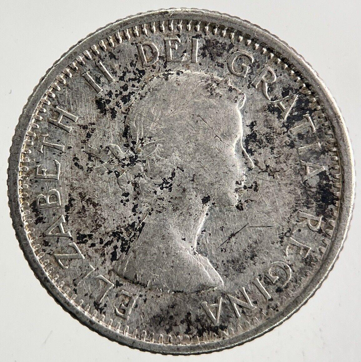 1964 Canada 10 Cents Silver Coin | Fine Collectable Grade