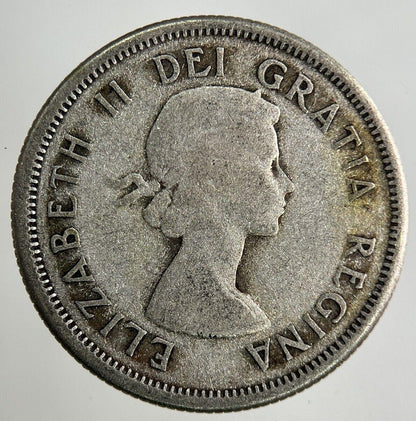 1964 Canada 25 Cents Silver Coin | Fair Grade