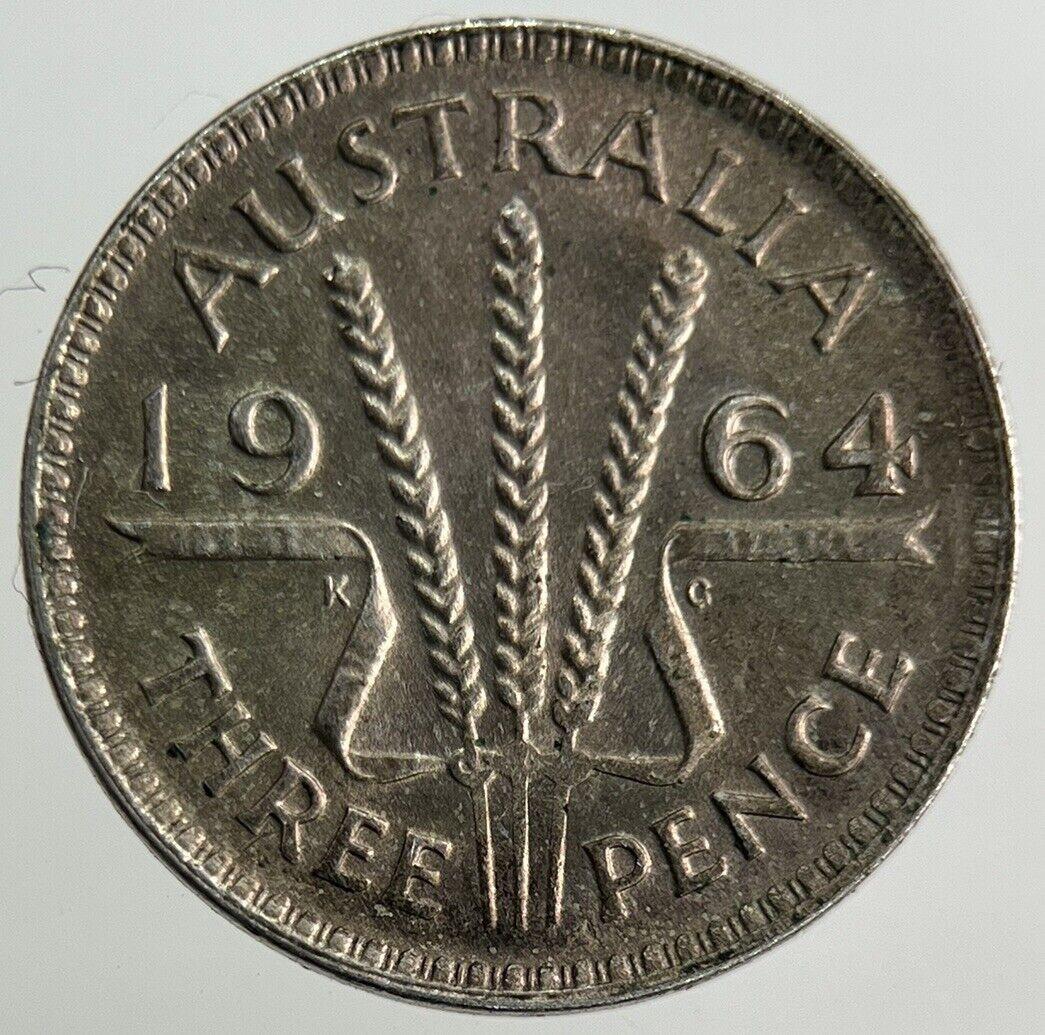 1964 Australia Threepence Silver Coin | Very High Grade