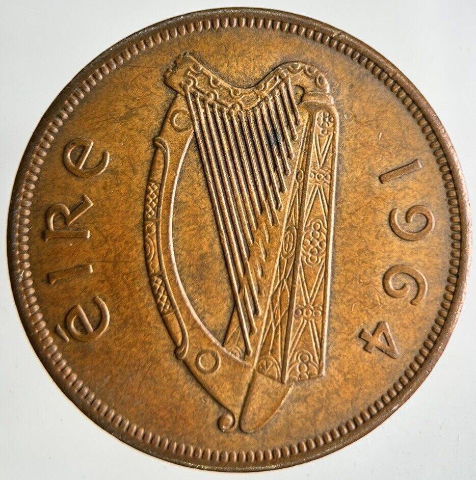 1964 Irish One Penny Coin | Very High Grade