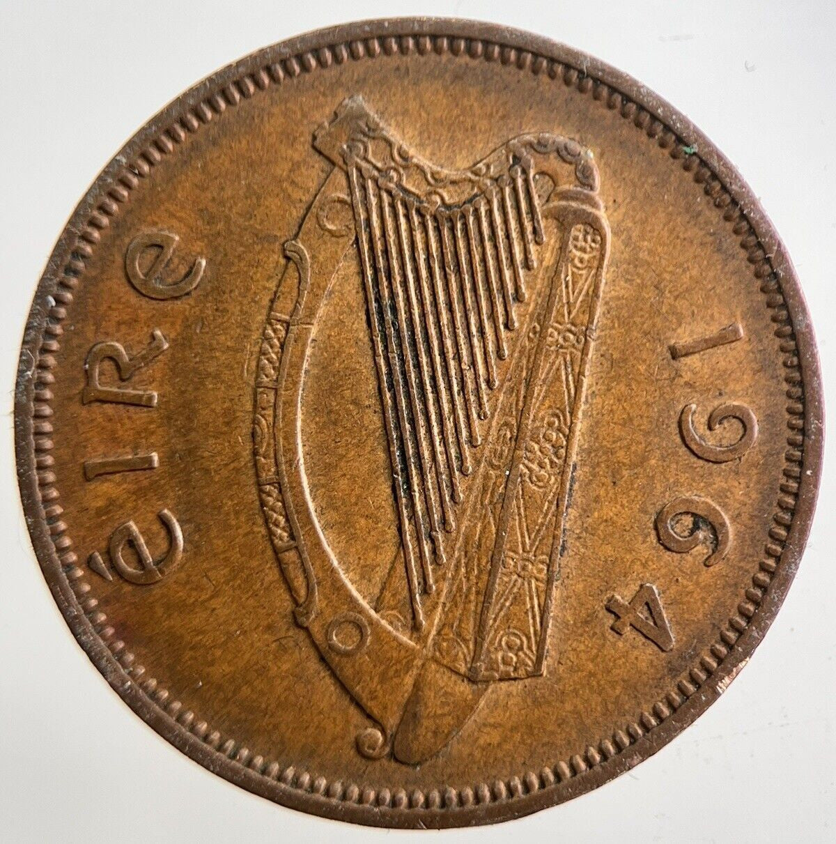 1964 Irish Half-Penny Coin | Very High Grade | a4883