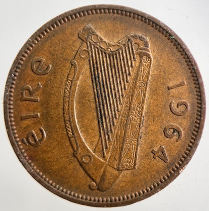 1964 Irish Half-Penny Coin | Very High Grade | a4883