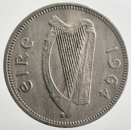 1964 Irish Bull Shilling Coin | Very High Grade | a7755