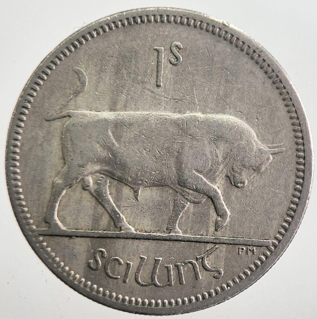 1964 Irish Bull Shilling Coin | Very High Grade | a7755