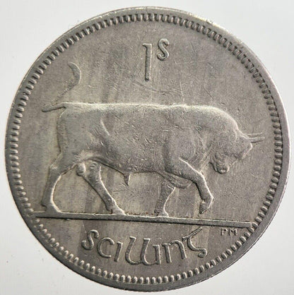 1964 Irish Bull Shilling Coin | Very High Grade | a7755