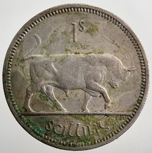 1964 Irish Shilling Bull Coin | Very High Grade | a7973