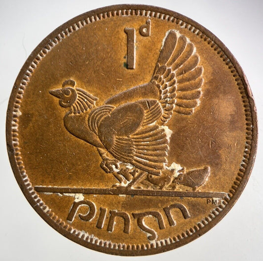 1964 Irish One Penny Coin | Very High Grade