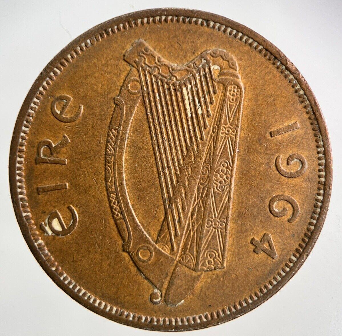 1964 Irish One Penny Coin | Very High Grade