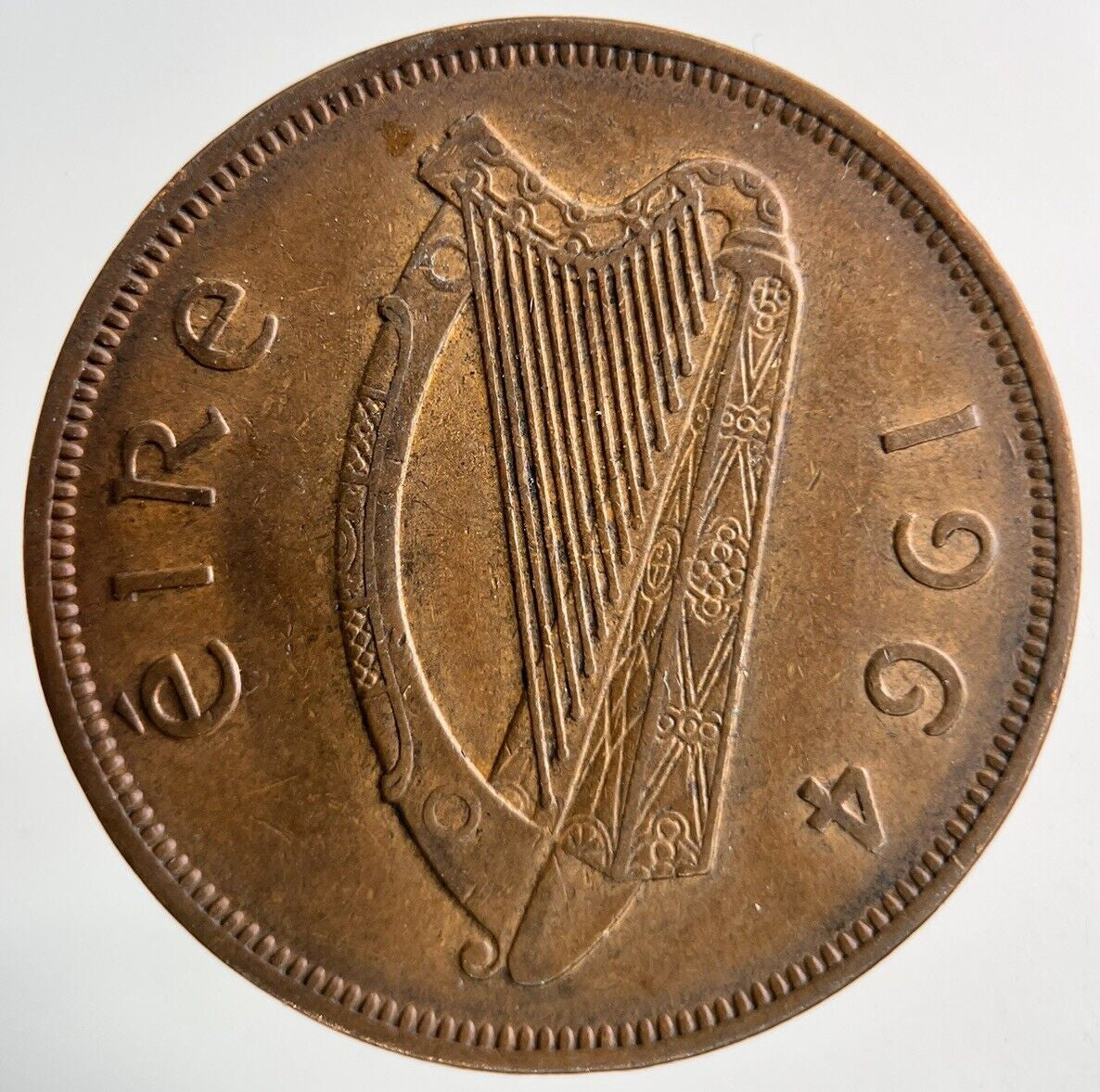 1964 Irish One Penny Coin | Very High Grade