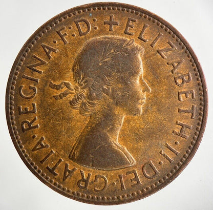 1964 Elizabeth II 2nd One Penny Coin | Fine Collectable Grade
