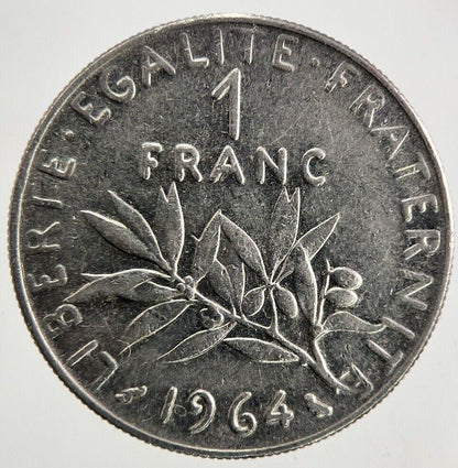 1964 France 1 Franc Coin | Fine Collectable Grade
