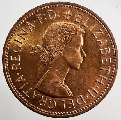 1964 Elizabeth II 2nd One Penny Coin | Very High Grade