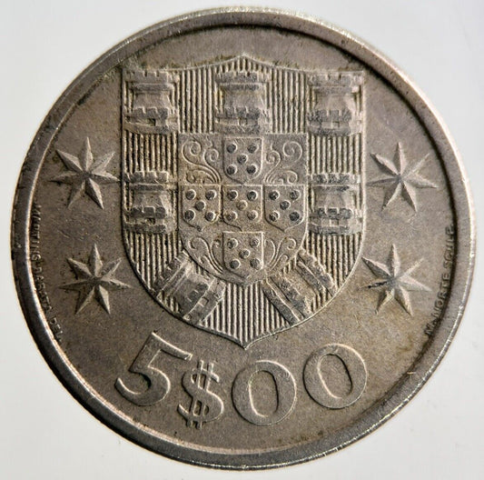 1964 Portugal 5 Escudos Coin | Fine Collectable Grade