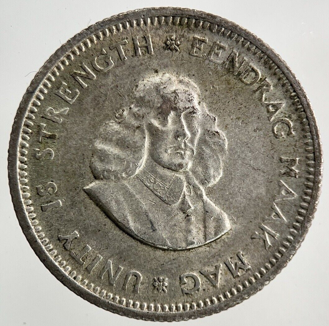 1964 South Africa 5c 5 Cent Silver Coin | Very High Grade