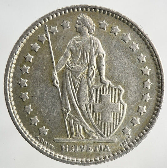 1964 Switzerland Swiss 1 Franc Silver Coin | Very High Grade