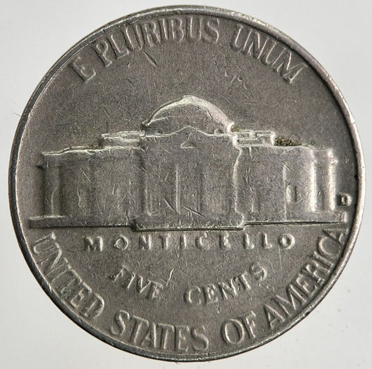 1964 US USA Jefferson Nickel 5 Cents Coin | Fine Collectable Grade