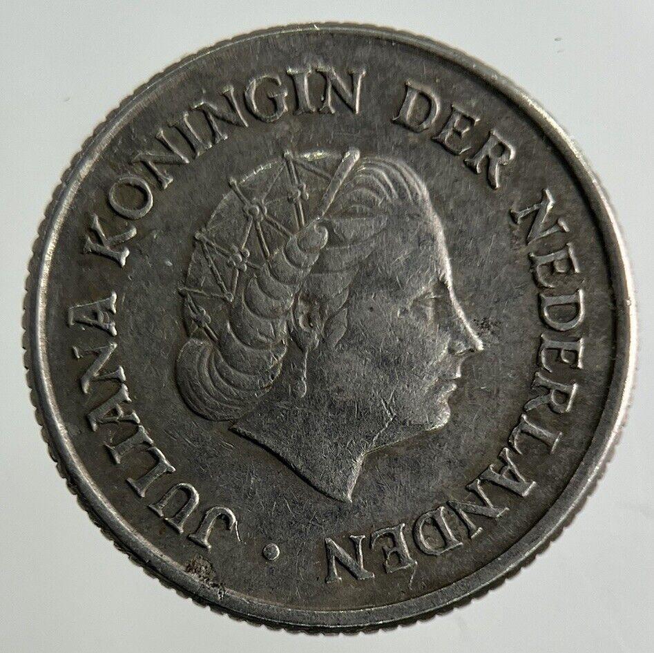 1964 Netherlands 25 Cents Coin | Fine Collectable Grade
