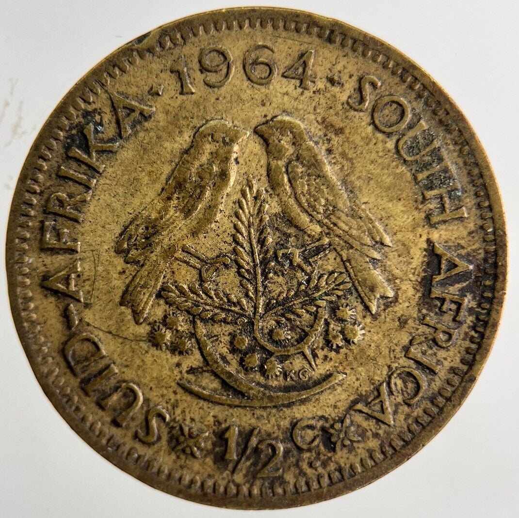 1964 South Africa Half-Penny Coin | Fine Collectable Grade