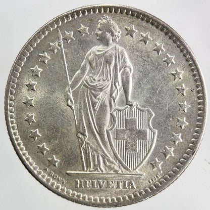1964 Switzerland 2 Francs Silver Coin | Very High Grade