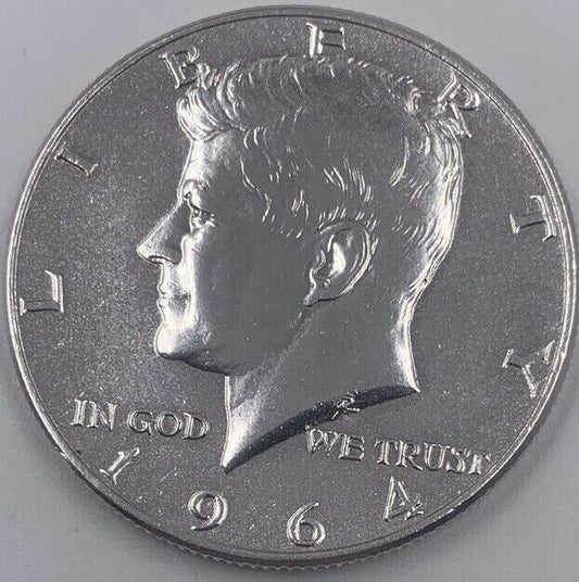 1964 US USA Kennedy Half Dollar | American Silver Coin | Very Fine Grade | a244