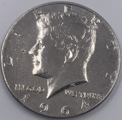 1964 US USA Kennedy Half Dollar | American Silver Coin | Very High Grade | a249