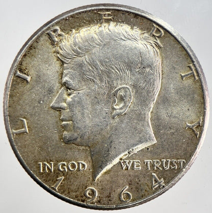1964 US USA Kennedy Half Dollar Silver Coin | Fine Collectable Grade | a6183