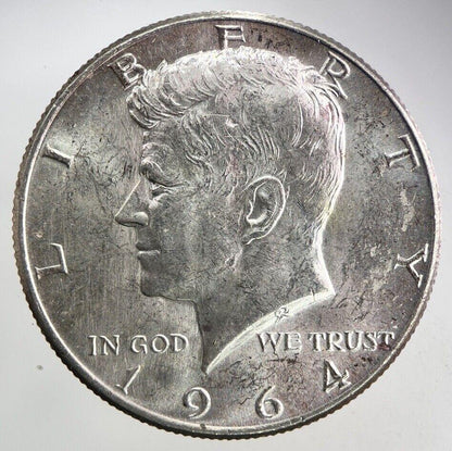 1964 US USA Kennedy Half Dollar Silver Coin | Very High Grade