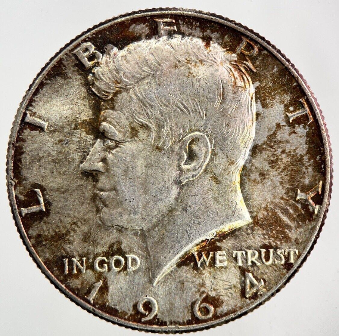 1964 US USA Kennedy Half Dollar Silver Coin | Very High Grade