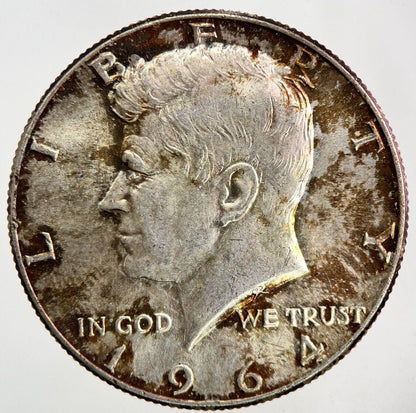 1964 US USA Kennedy Half Dollar Silver Coin | Very High Grade