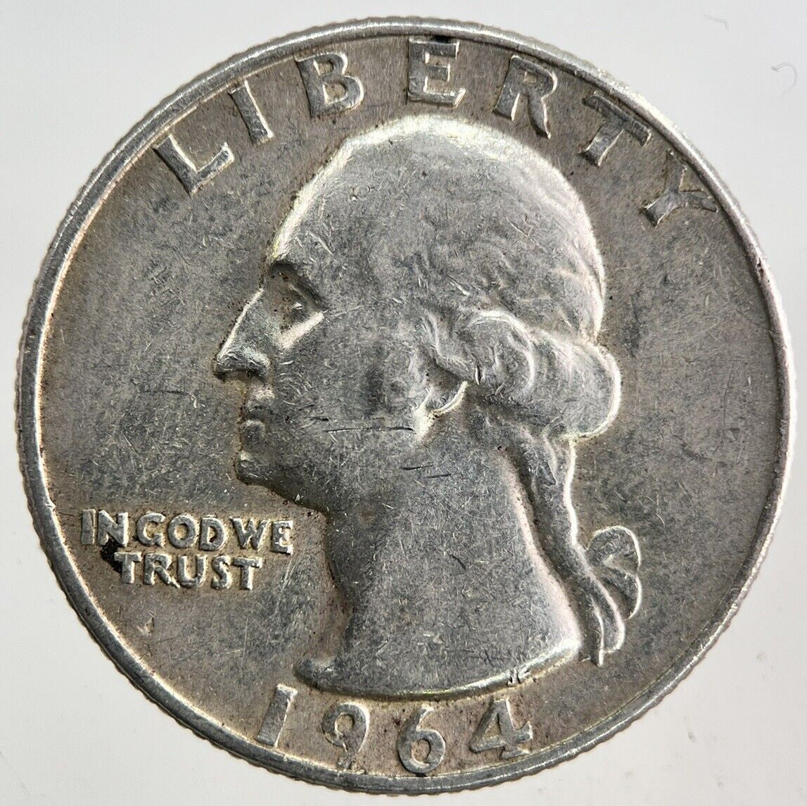 1964 US USA Quarter Dollar Silver Coin | Very High Grade