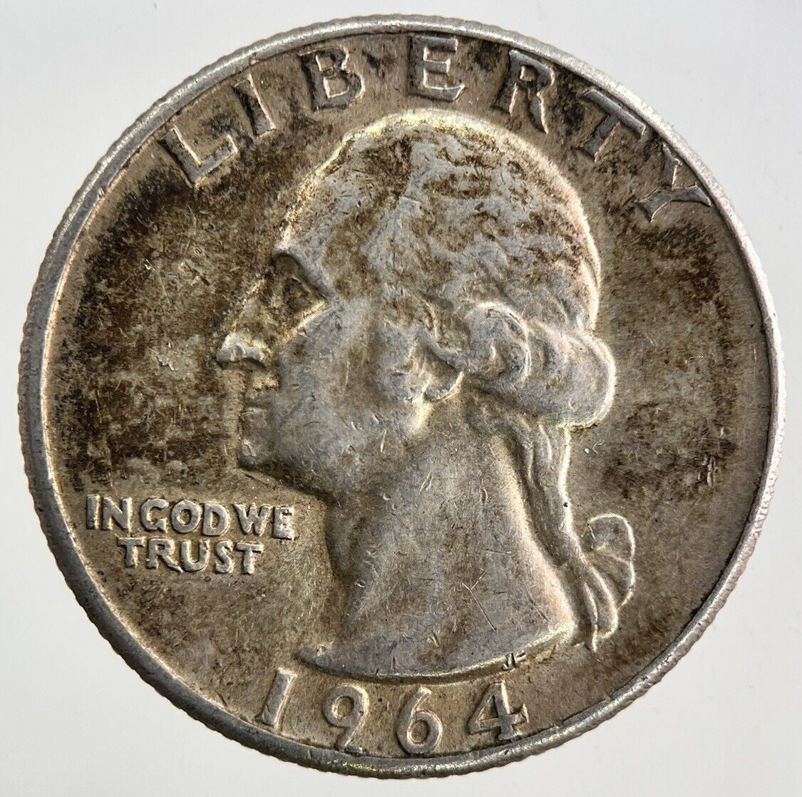 1964 US USA Quarter Dollar Silver Coin | Very High Grade