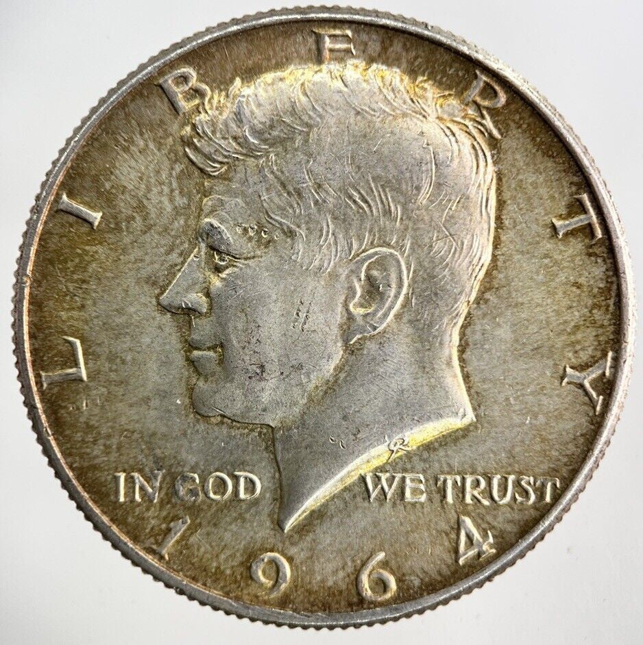1964 US USA Kennedy Silver Half Dollar Coin | Very High Grade