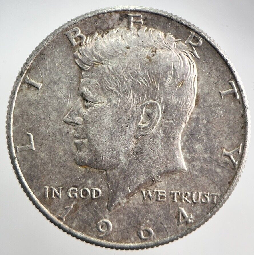 1964 US USA Kennedy Half Dollar Silver Coin | Fine Collectable Grade