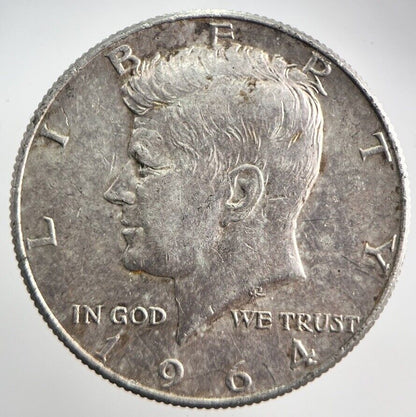 1964 US USA Kennedy Half Dollar Silver Coin | Fine Collectable Grade