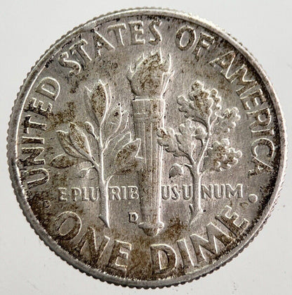 1964-D US USA Roosevelt Dime Silver Coin | Very High Grade | a7824