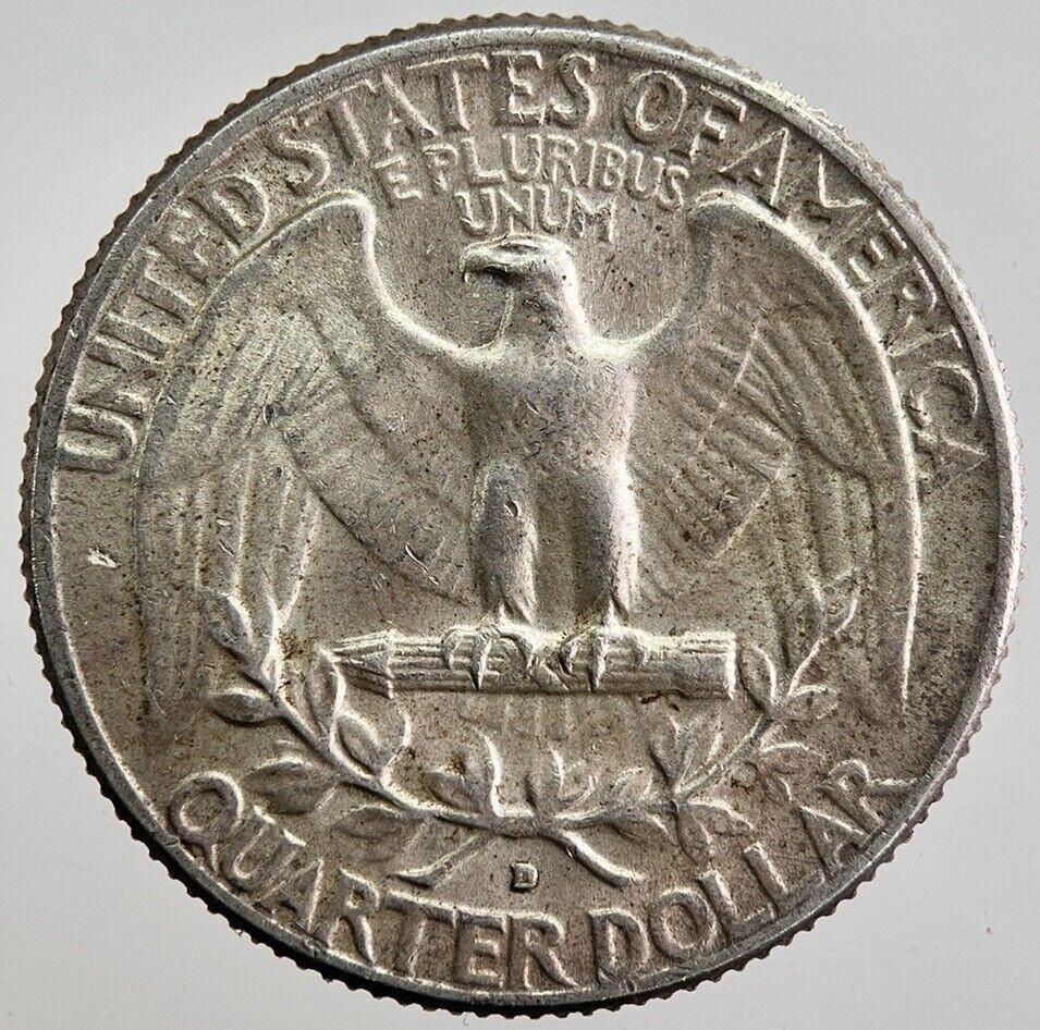 1964-D US USA Quarter Dollar Silver Coin | Very High Grade | a7938