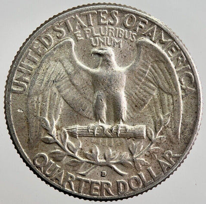 1964-D US USA Quarter Dollar Silver Coin | Very High Grade | a7938