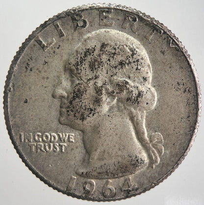 1964-D US USA Quarter Dollar Silver Coin | Very High Grade | a4233