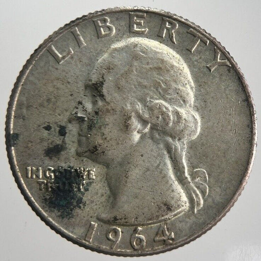 1964-D US USA Quarter Dollar Silver Coin | Very High Grade | a4231