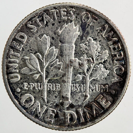 1964 US USA Roosevelt One Dime Silver Coin | Fine Collectable Grade