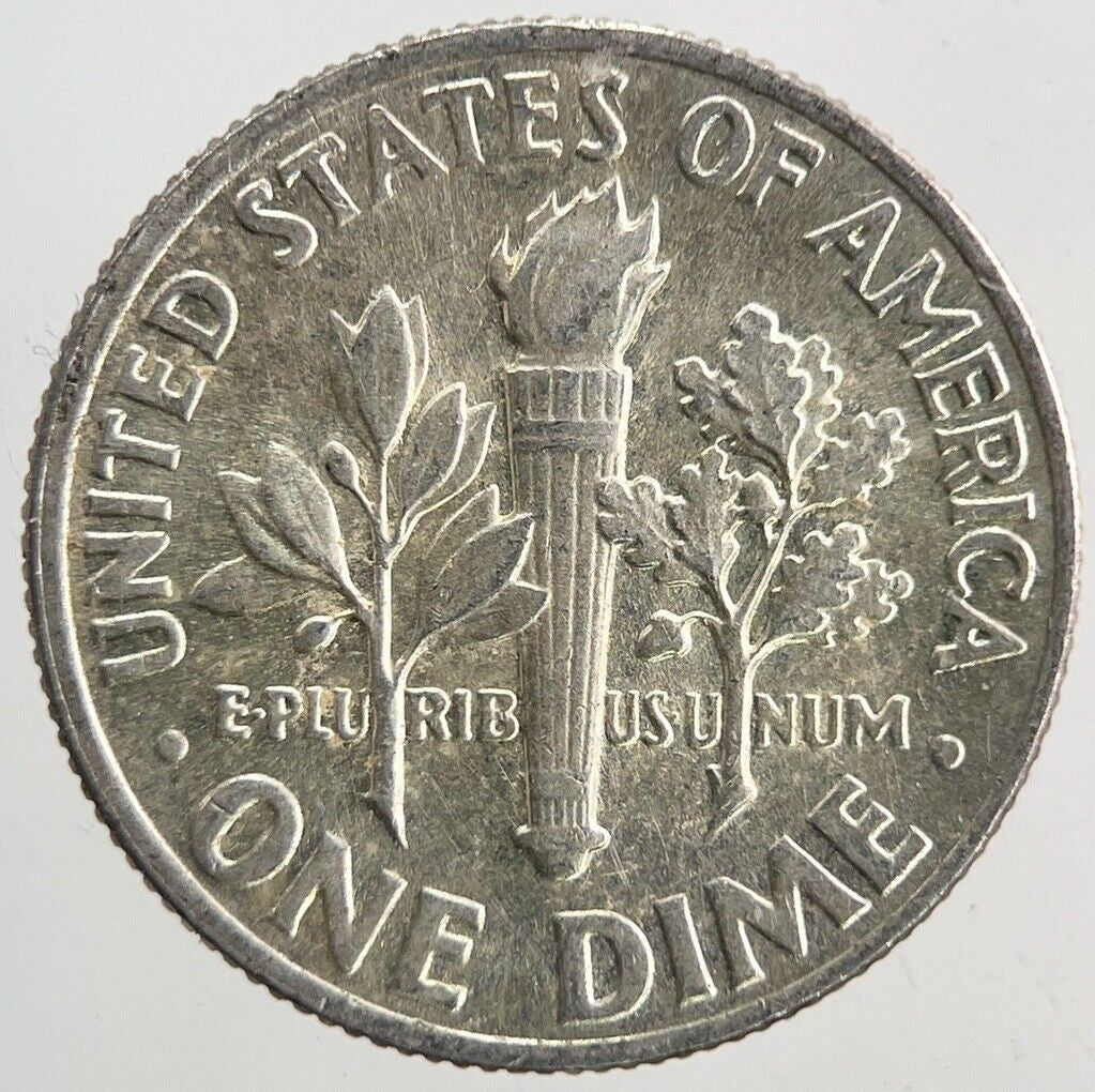 1964 US USA Roosevelt One Dime Silver Coin | Very High Grade