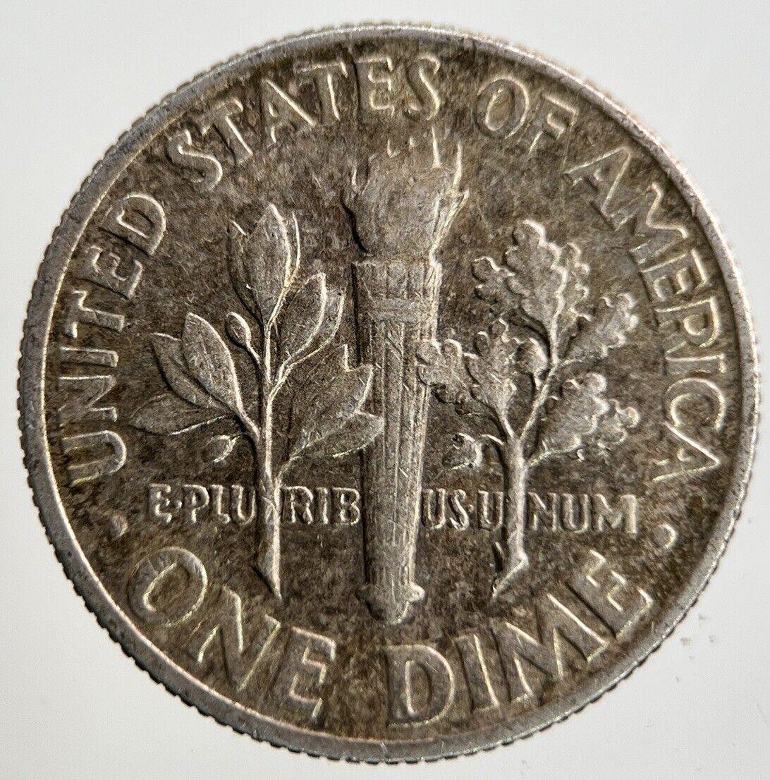 1964 US USA Roosevelt One Dime Silver Coin | Fine Collectable Grade