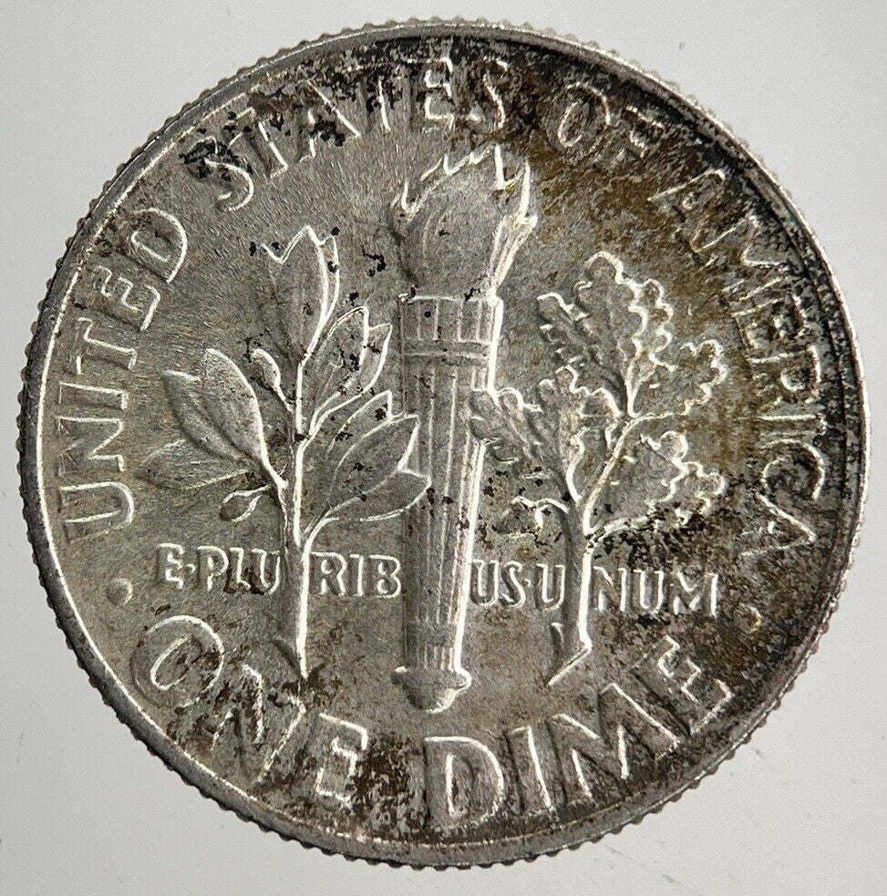 1964 US USA Roosevelt One Dime Silver Coin | Very High Grade