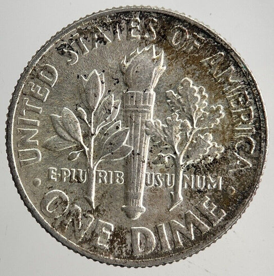 1964 US USA Roosevelt One Dime Silver Coin | Very High Grade