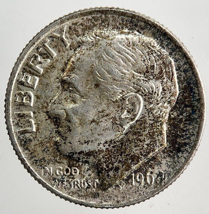 1964 US USA Roosevelt One Dime Silver Coin | Very High Grade