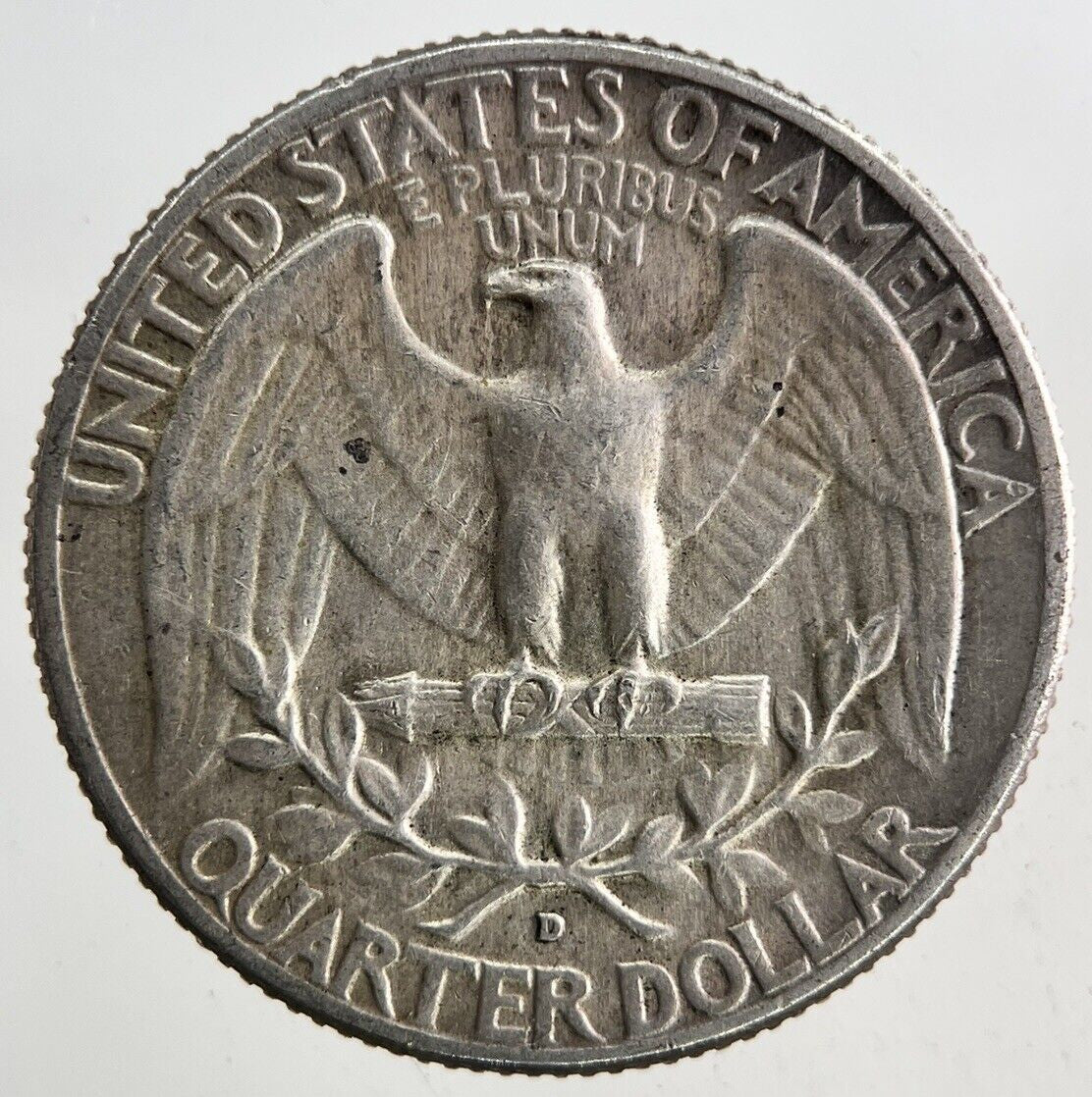 1964-D US USA Quarter Dollar Silver Coin | Very High Grade